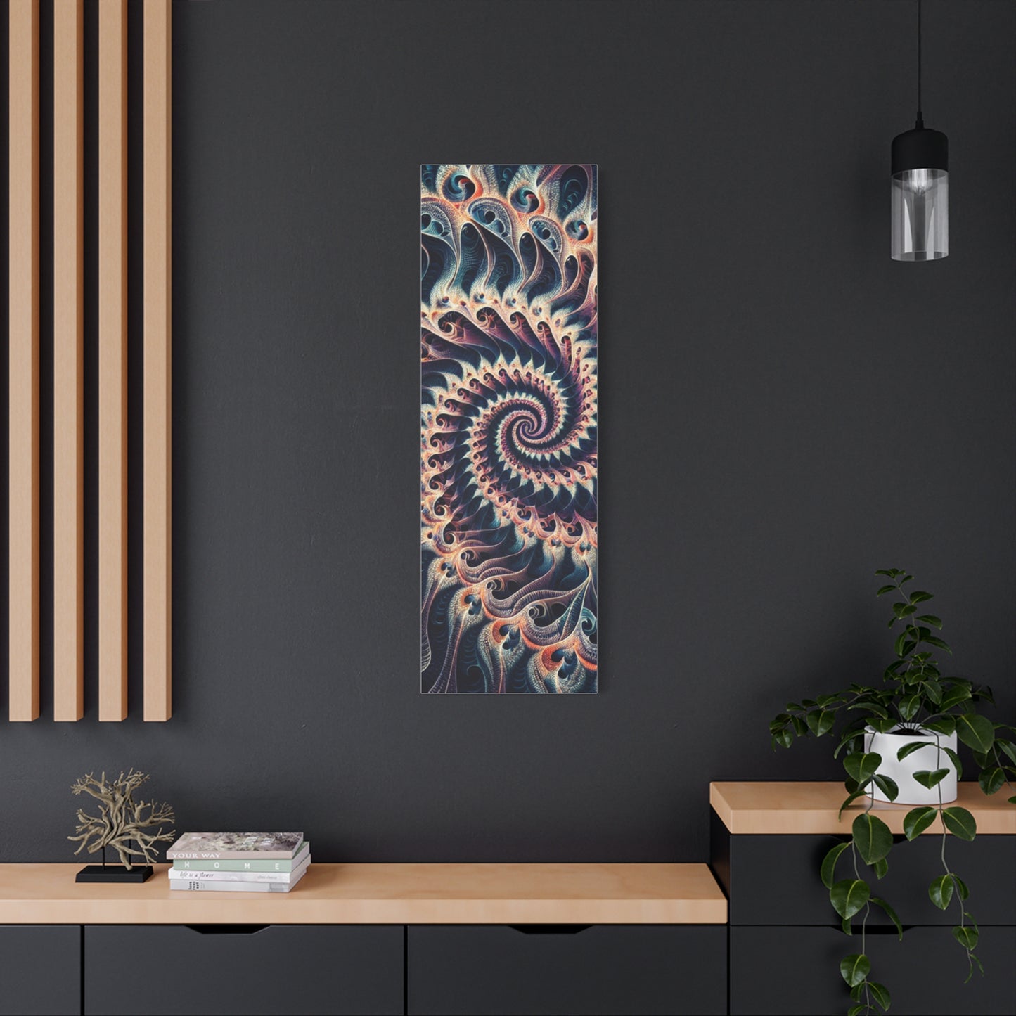 Abstract Spiral Art Canvas Print - Modern Home Decor for Art Lovers