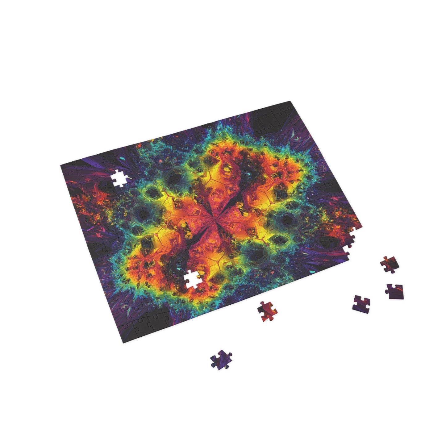 010 - Fractal Puzzle (96, 252, 500, 1000-Piece) - Fun Family Activity and Gift