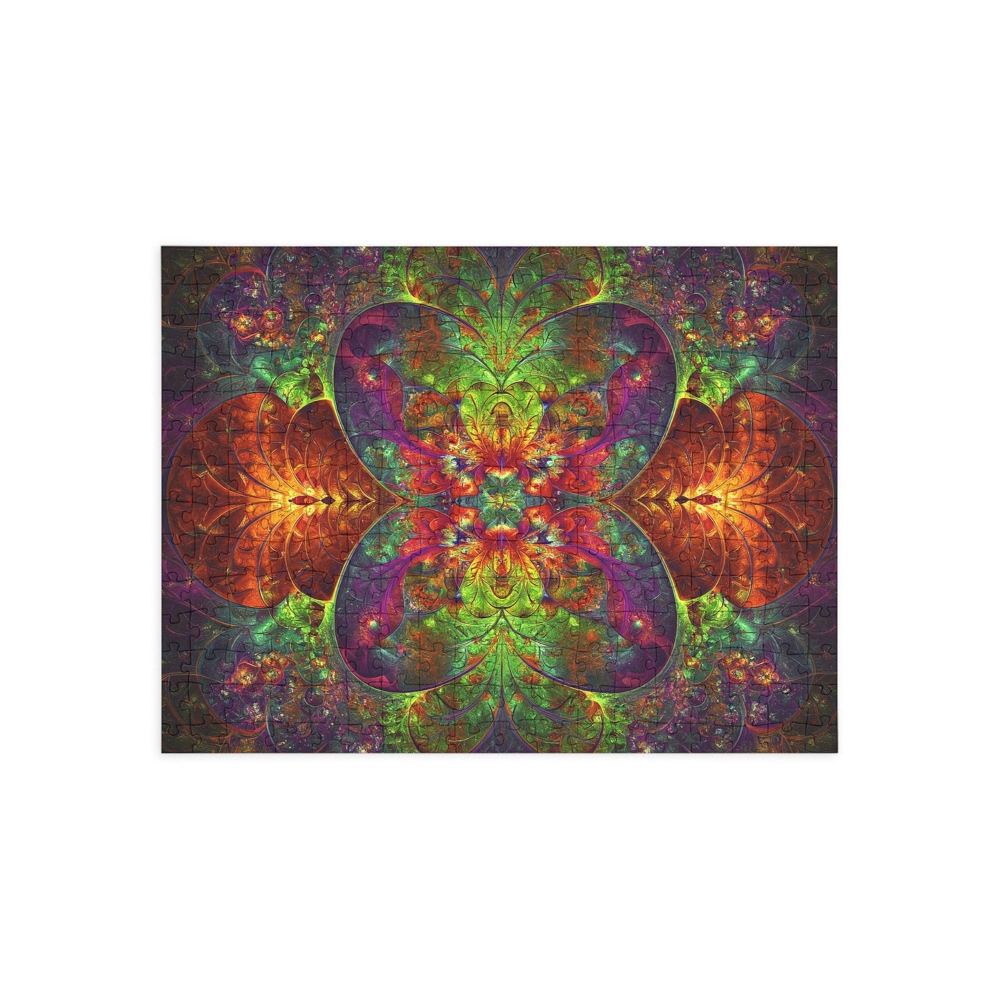 Colorful Mandala Puzzle (96, 252, 500, 1000-Piece) - Perfect for Family Game Night