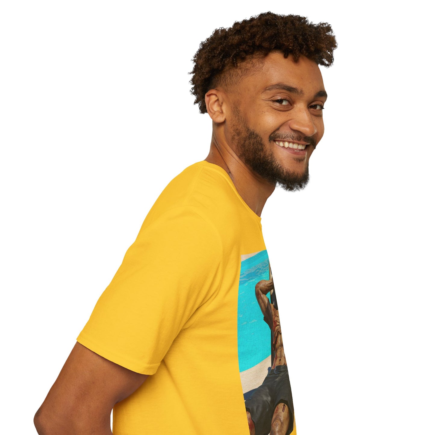 Zombie Relaxation Unisex Softstyle T-Shirt - Perfect for Halloween and Casual Outings
