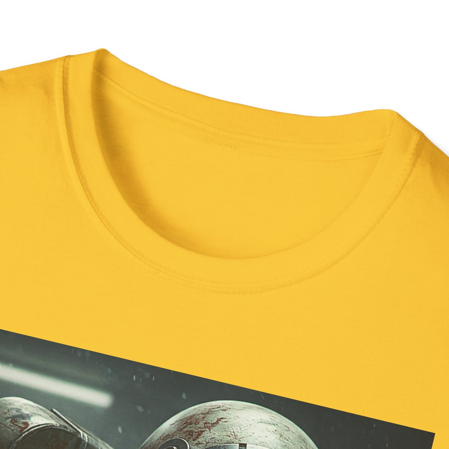 Astronaut Skeleton Apocalyptic Portrait Tee, bold, decaying zombie graphic