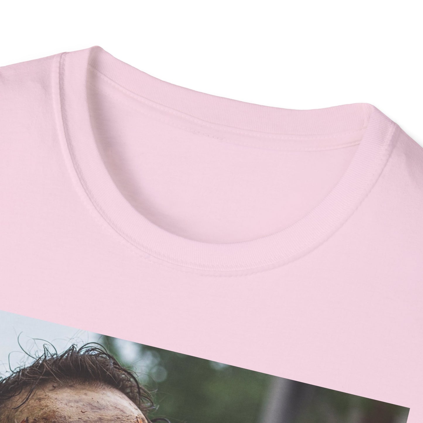 Zombie Themed Unisex Softstyle T-Shirt - Perfect for Halloween and Horror Fans