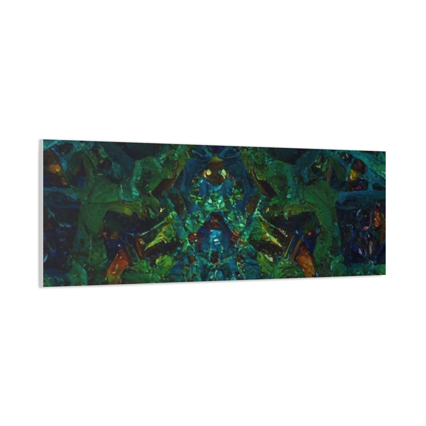 Vibrant Abstract Fractal Art Canvas Print