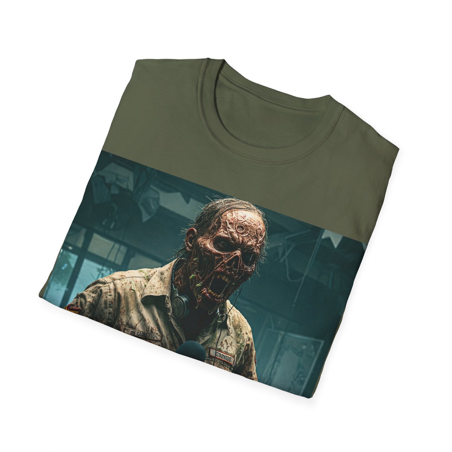 UK - Horror-Inspired Unisex Softstyle T-Shirt - Perfect for Halloween and Horror Fans