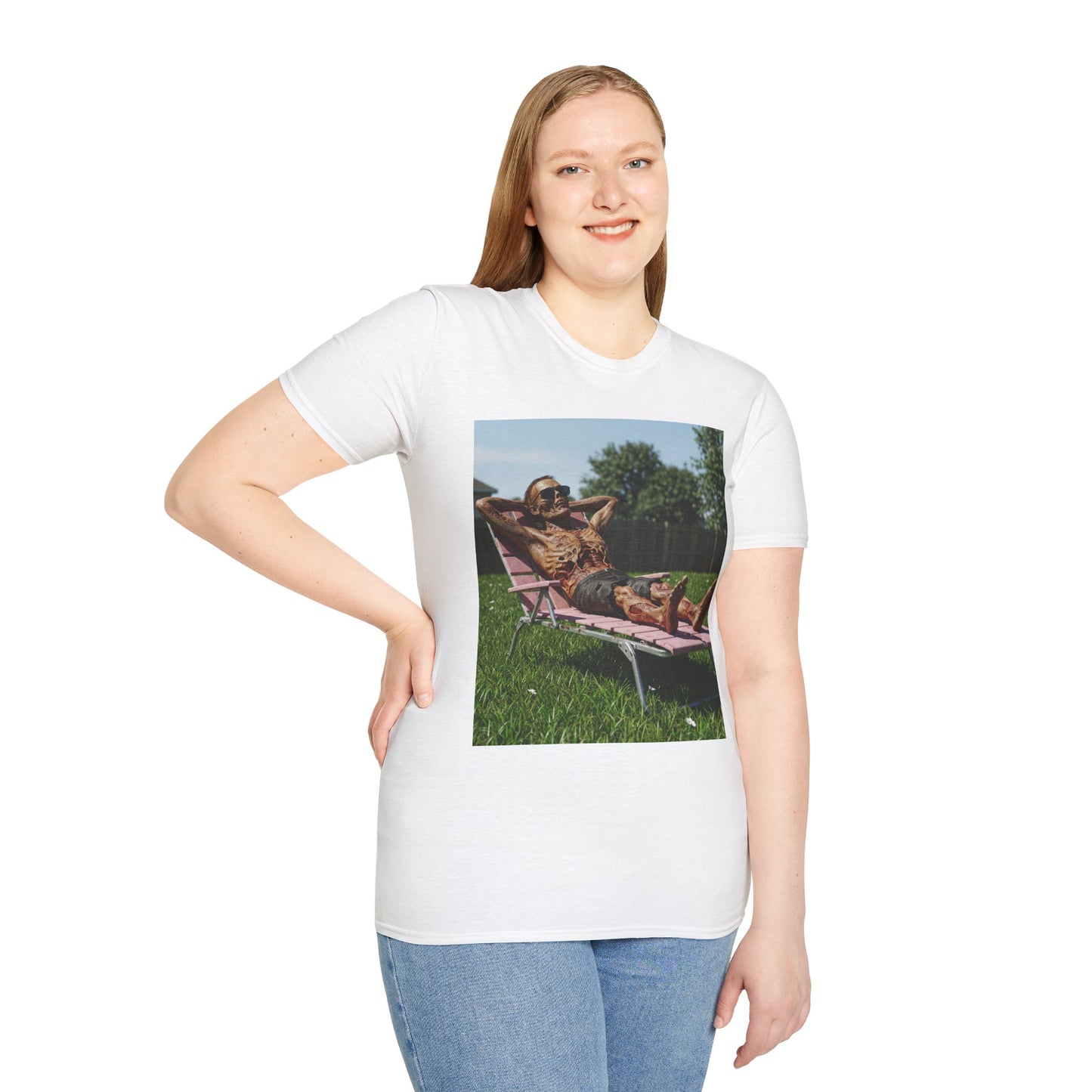 Chill Vibes Unisex Softstyle T-Shirt - Relaxed Summer Graphic Tee