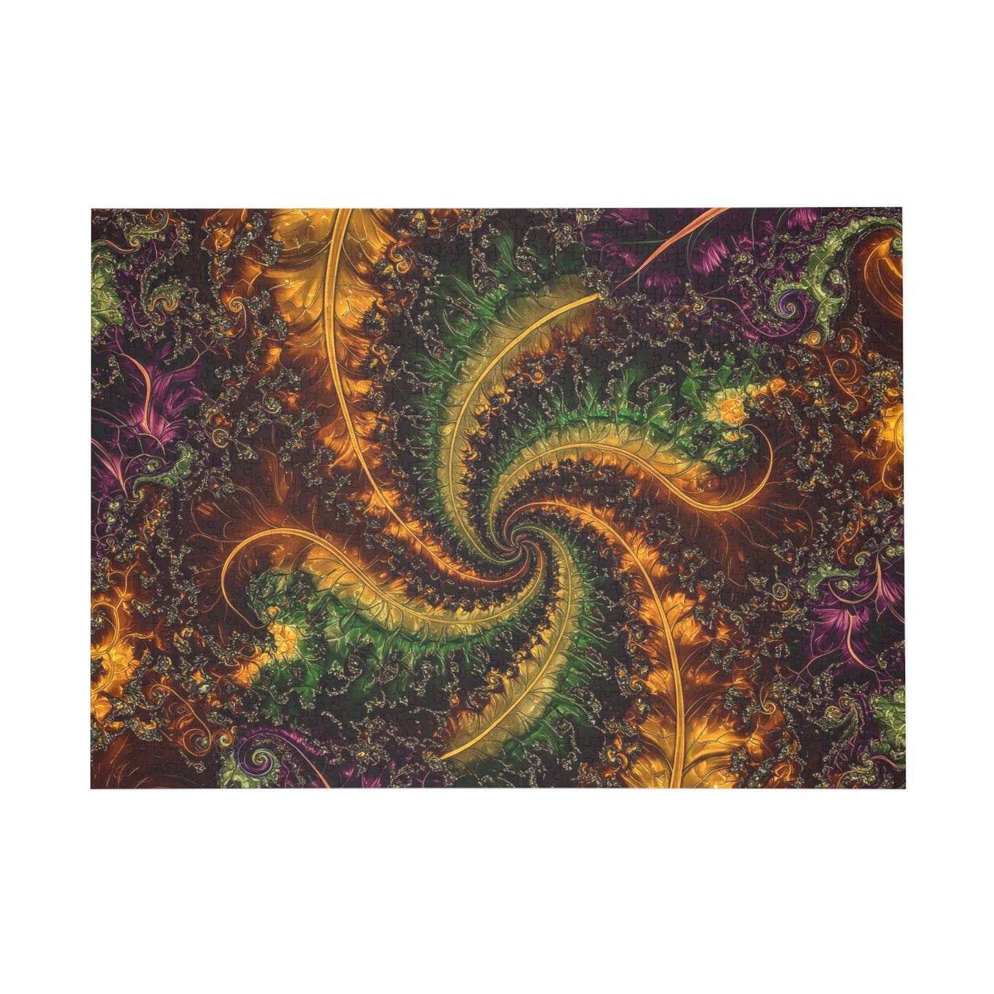 030 - Fractal Puzzle (96, 252, 500, 1000-Piece) - Fun Family Activity and Gift
