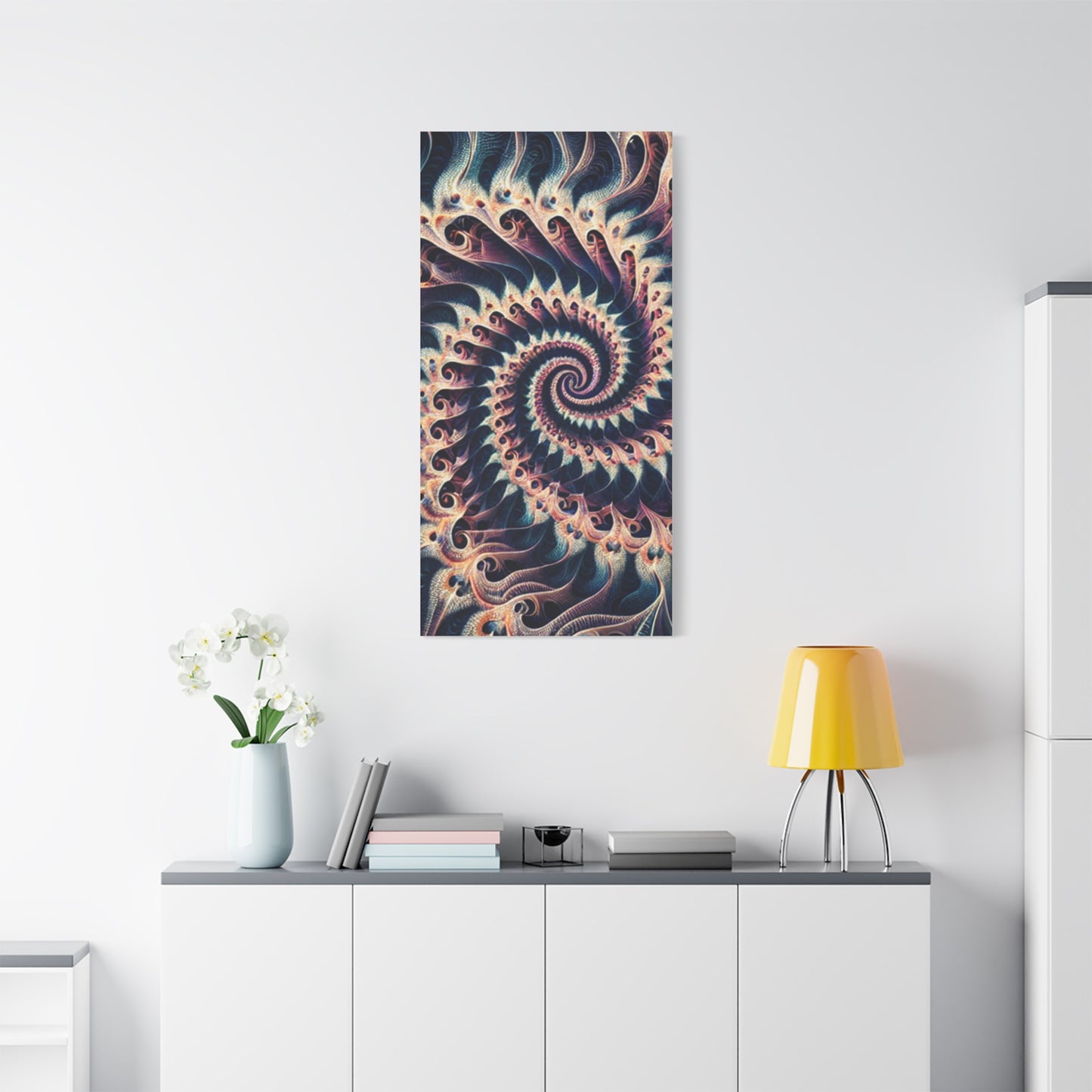 Abstract Spiral Art Canvas Print - Modern Home Decor for Art Lovers