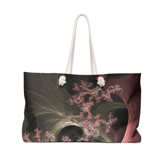 Colorful Fractal Pattern Weekender Bag - Perfect for Travel & Getaways