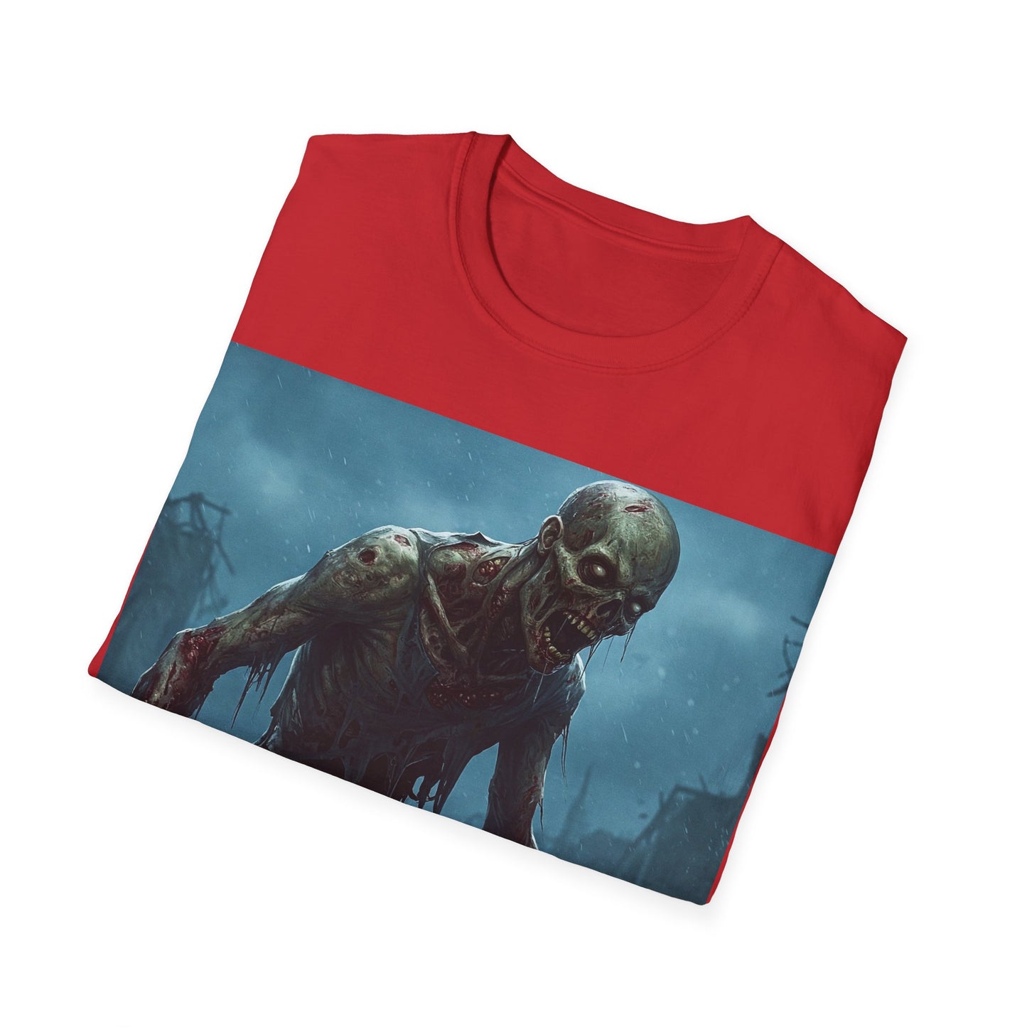 UK - Unisex Horror Graphic T-Shirt - Zombie Design for Halloween & Horror Fans