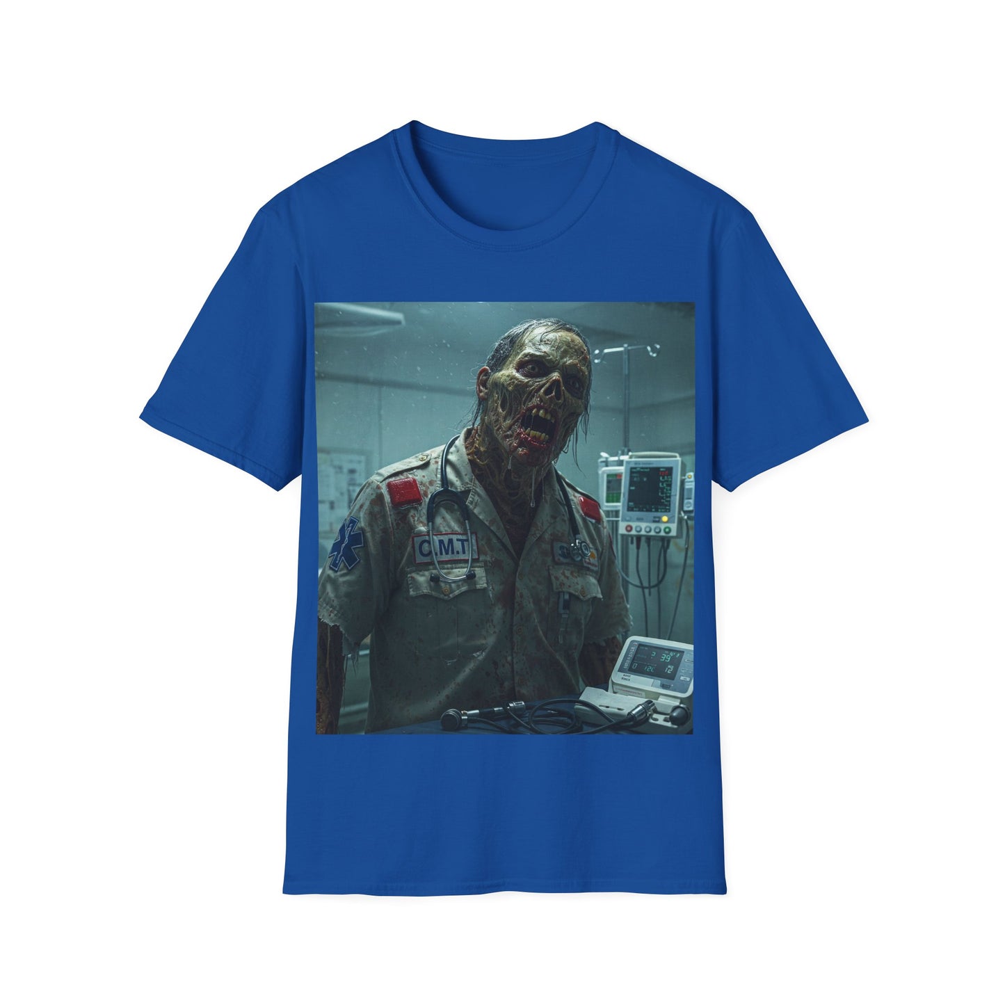 UK - Unisex Horror Graphic T-Shirt - Creepy Zombie Design