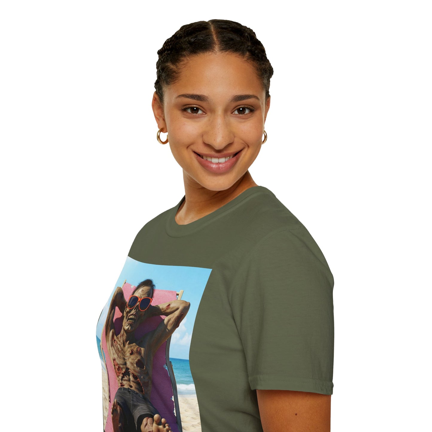Beach Vibes Skeleton Unisex T-Shirt - Cool Summer Graphic Tee