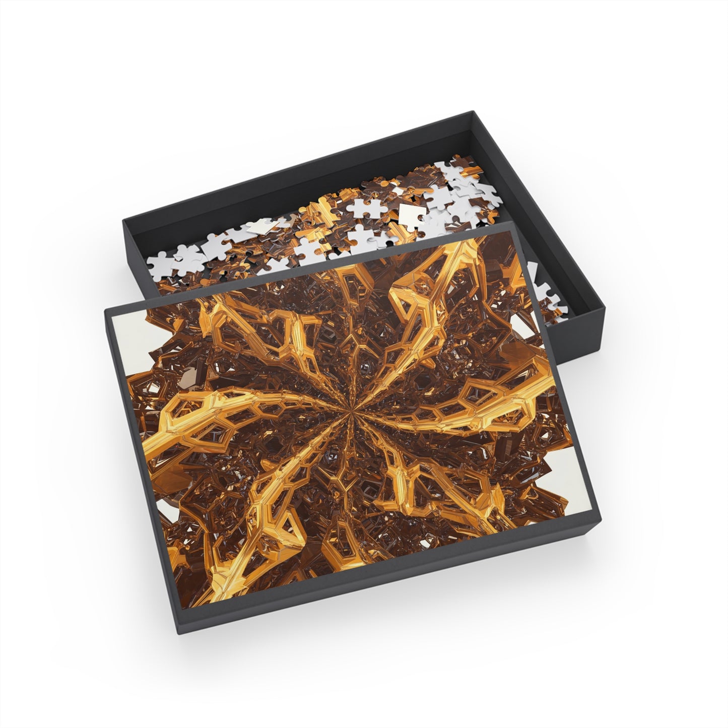 100- Fractal Puzzle (96, 252, 500, 1000-Piece) - Fun Family Activity and Gift