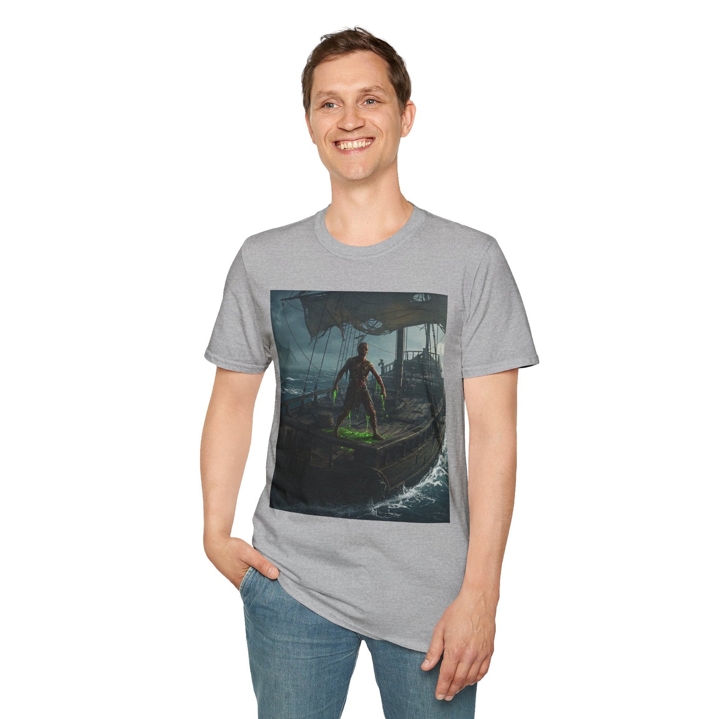 Adventurous Pirate Graphic Unisex T-Shirt - Perfect for Sea Lovers!