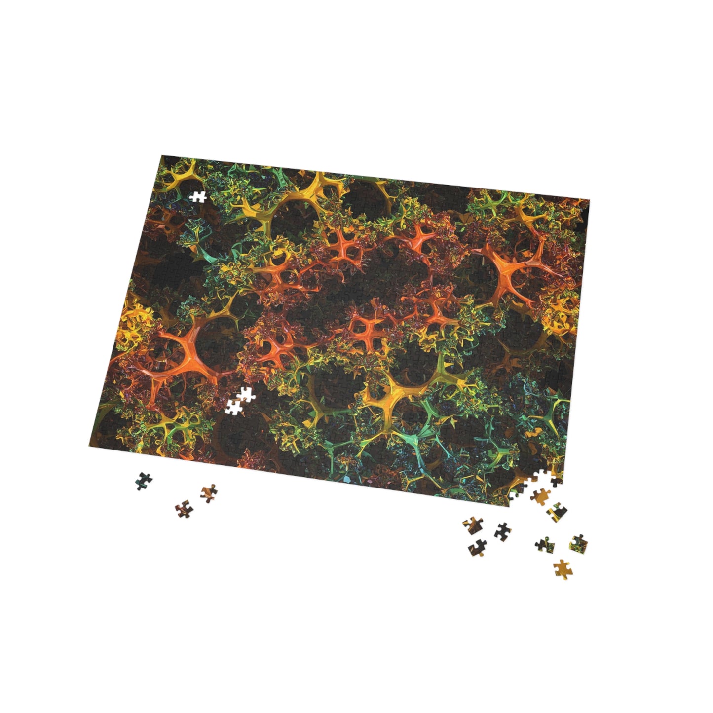 082- Fractal Puzzle (96, 252, 500, 1000-Piece) - Fun Family Activity and Gift