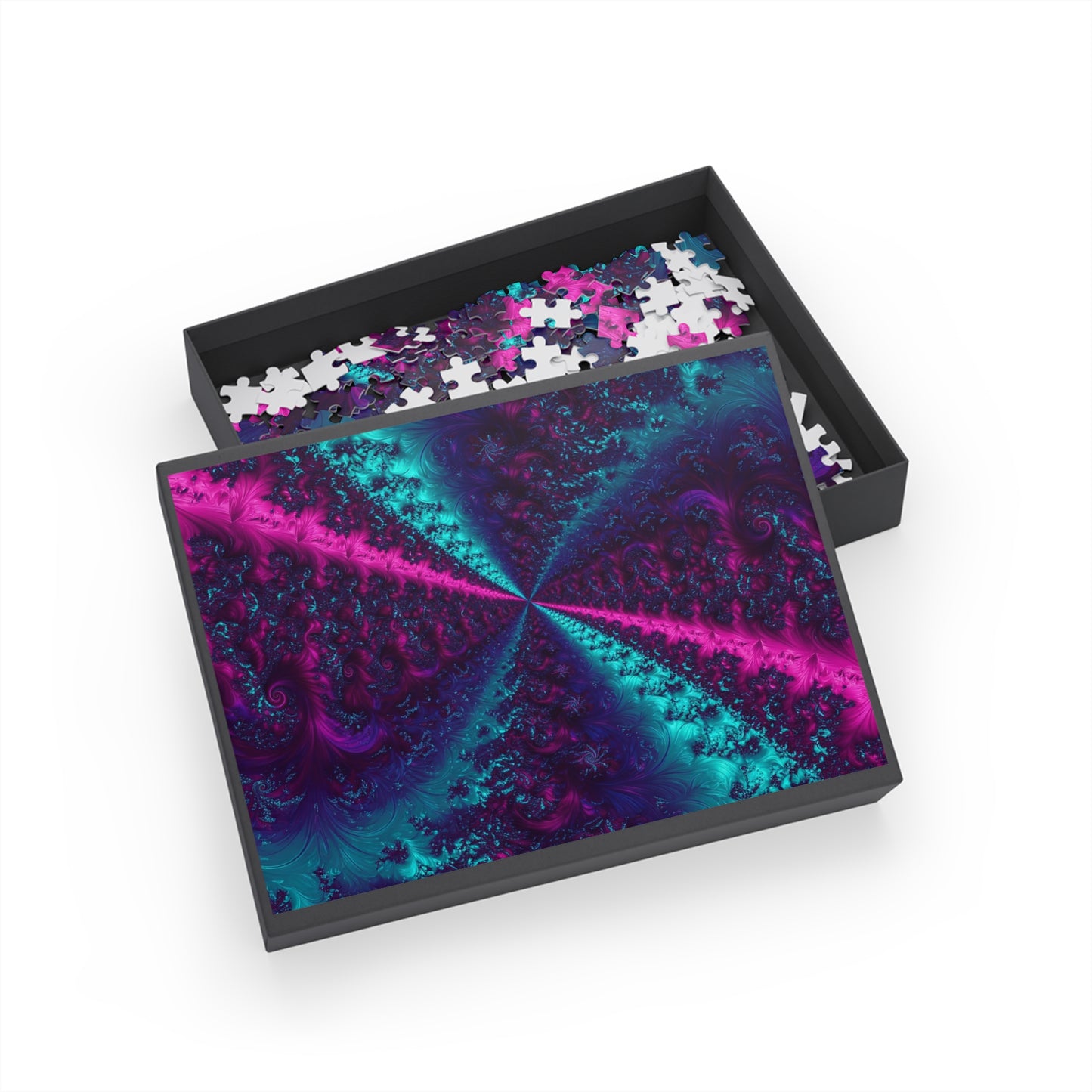 069- Fractal Puzzle (96, 252, 500, 1000-Piece) - Fun Family Activity and Gift