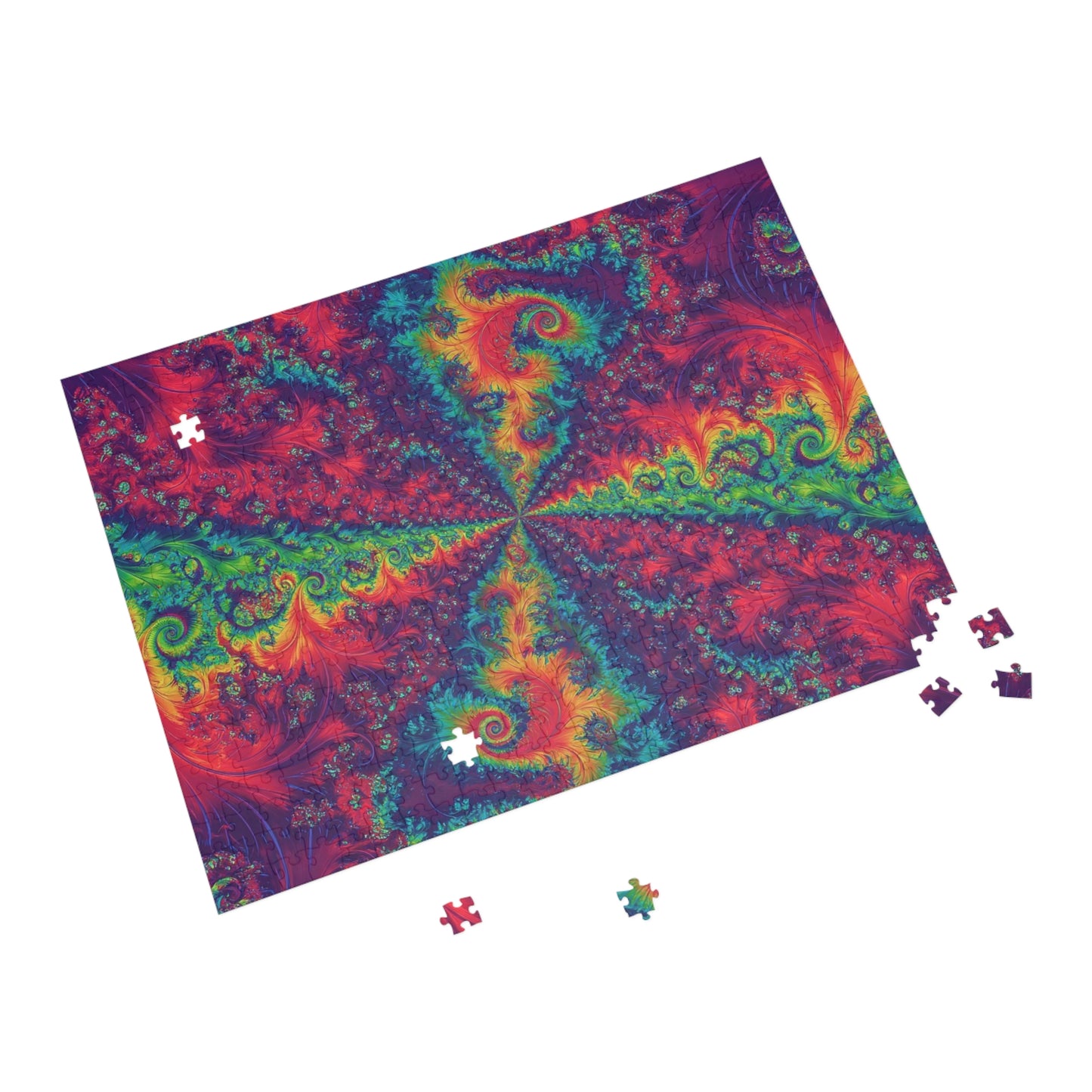002 - Fractal Puzzle (96, 252, 500, 1000-Piece) - Fun Family Activity and Gift