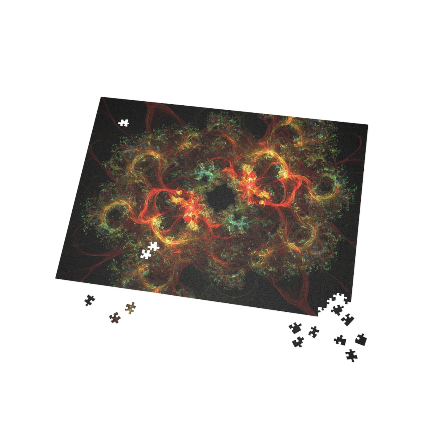 014 - Fractal Puzzle (96, 252, 500, 1000-Piece) - Fun Family Activity and Gift
