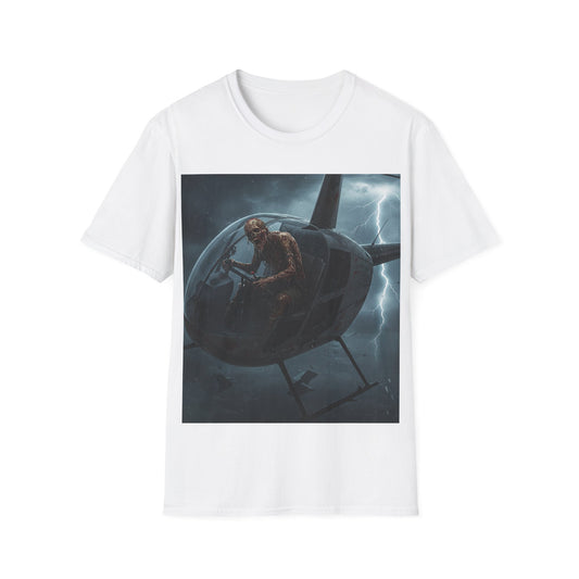UK - Stormy Helicopter Adventure Unisex Softstyle T-Shirt