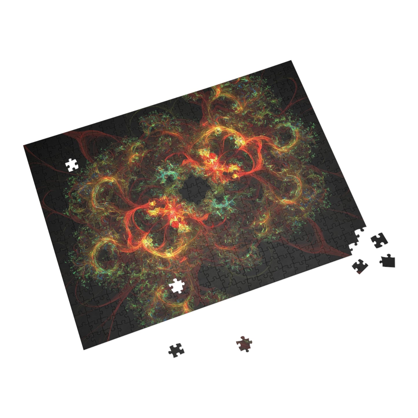 014 - Fractal Puzzle (96, 252, 500, 1000-Piece) - Fun Family Activity and Gift