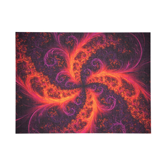 Vibrant Spiral Fractal Puzzle - 1000-Piece Jigsaw for Relaxation and Fun