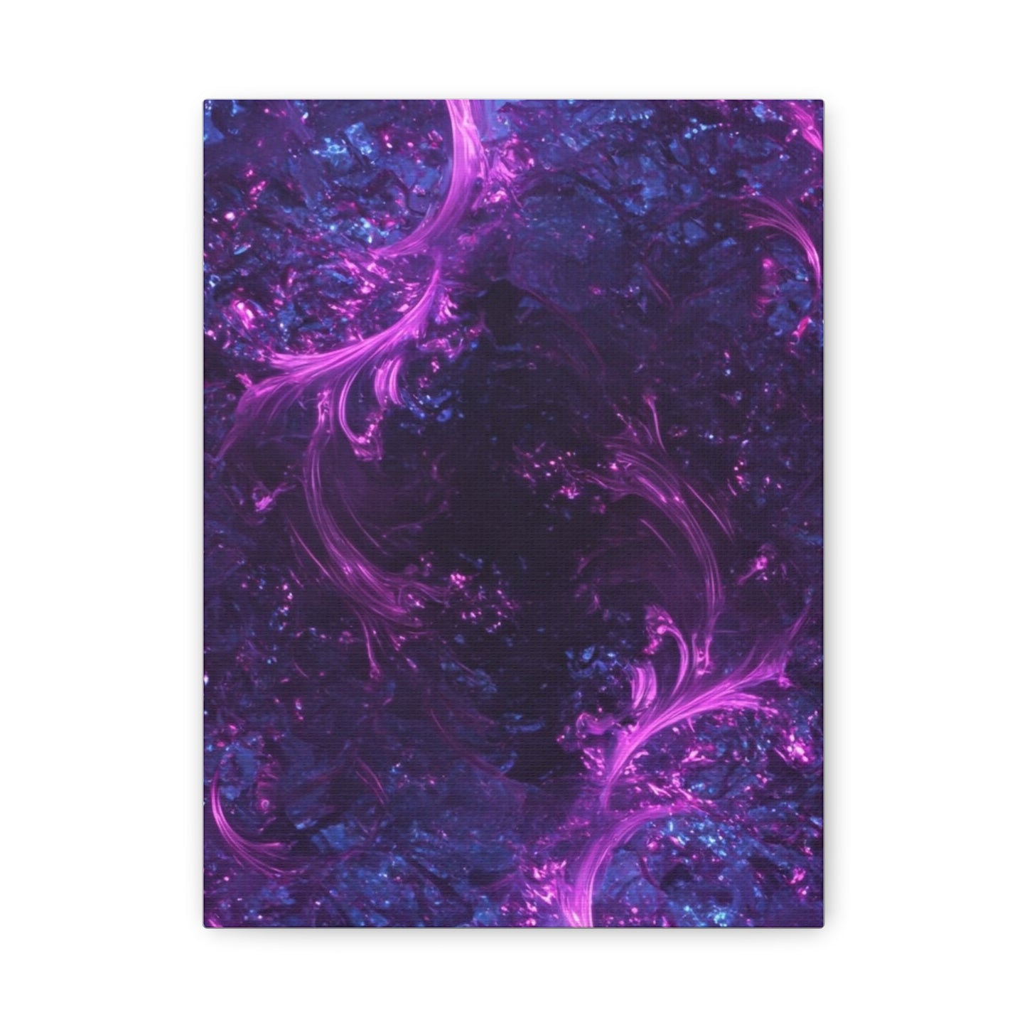 Abstract Purple Fractal Canvas Print - Artistic Wall Décor