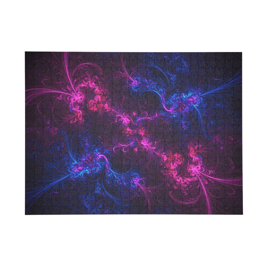 Vibrant Fractal Puzzle - 96, 252, 500, 1000-Piece Options for Relaxation and Fun