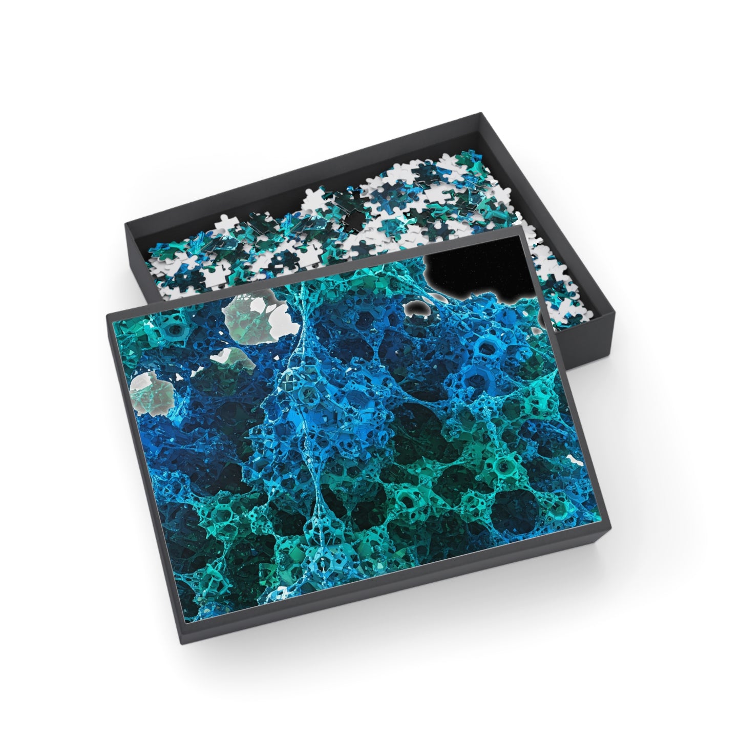 046- Fractal Puzzle (96, 252, 500, 1000-Piece) - Fun Family Activity and Gift