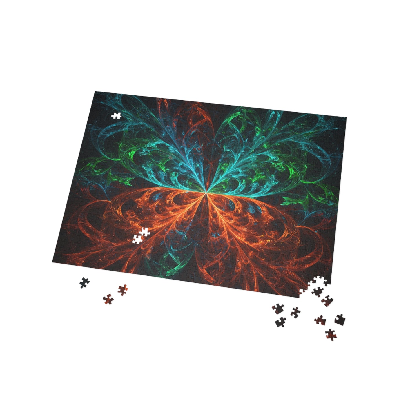 066- Fractal Puzzle (96, 252, 500, 1000-Piece) - Fun Family Activity and Gift