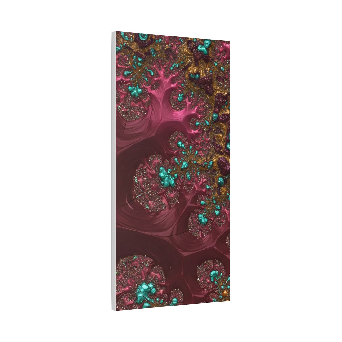 Abstract Art Canvas Print - Vibrant Fractal Design for Home Decor