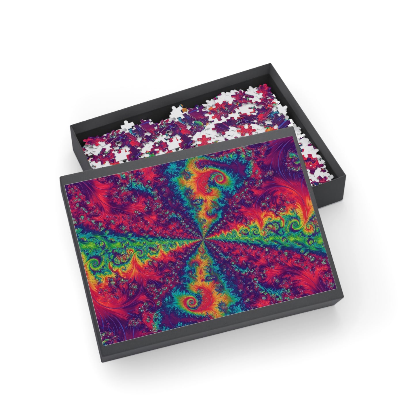 002 - Fractal Puzzle (96, 252, 500, 1000-Piece) - Fun Family Activity and Gift