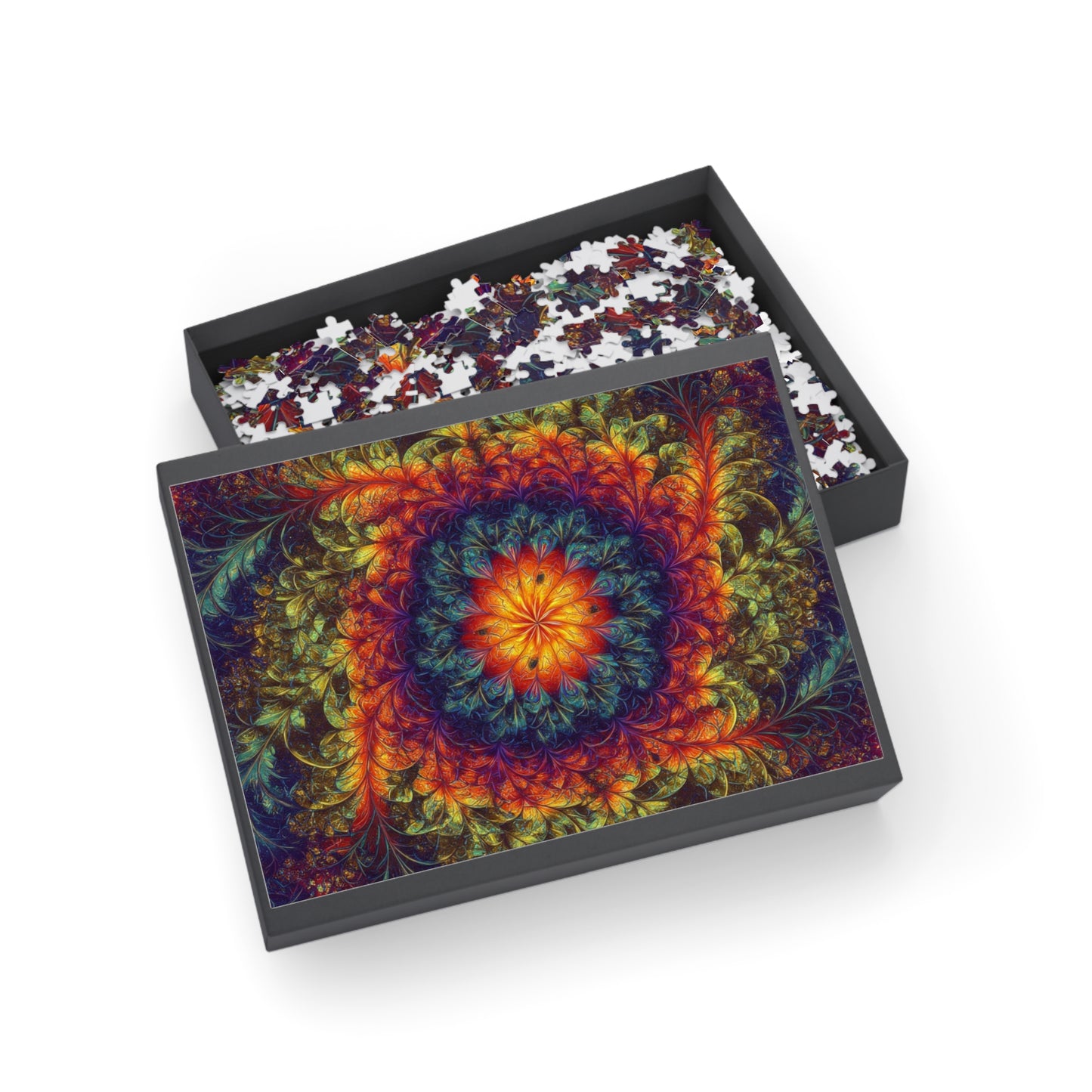 020 - Fractal Puzzle (96, 252, 500, 1000-Piece) - Fun Family Activity and Gift