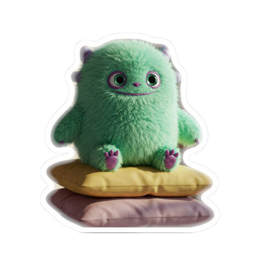 Cuddly Monster Kiss-Cut Stickers | Cute Plushie Decor for Laptops, Notebooks & More