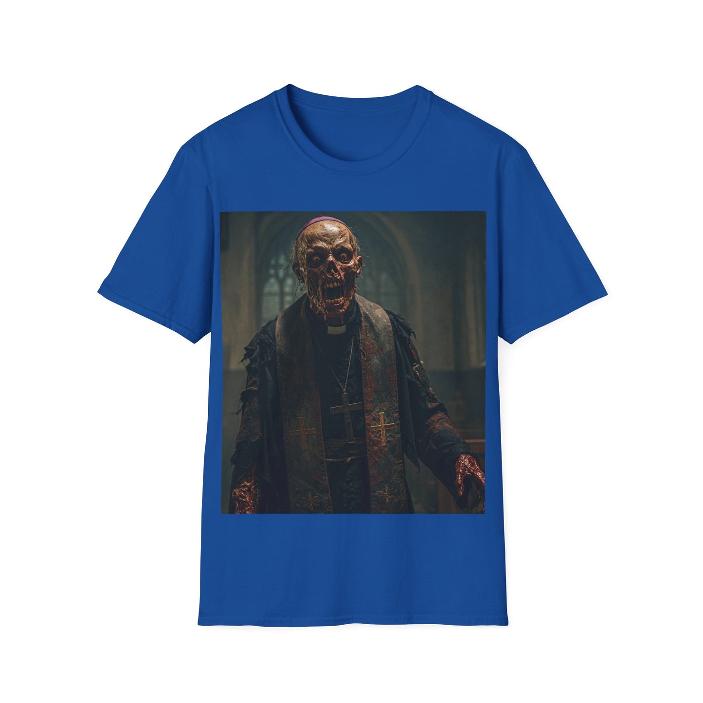 UK - Unisex Horror Graphic T-Shirt - Spooky Skeleton Design