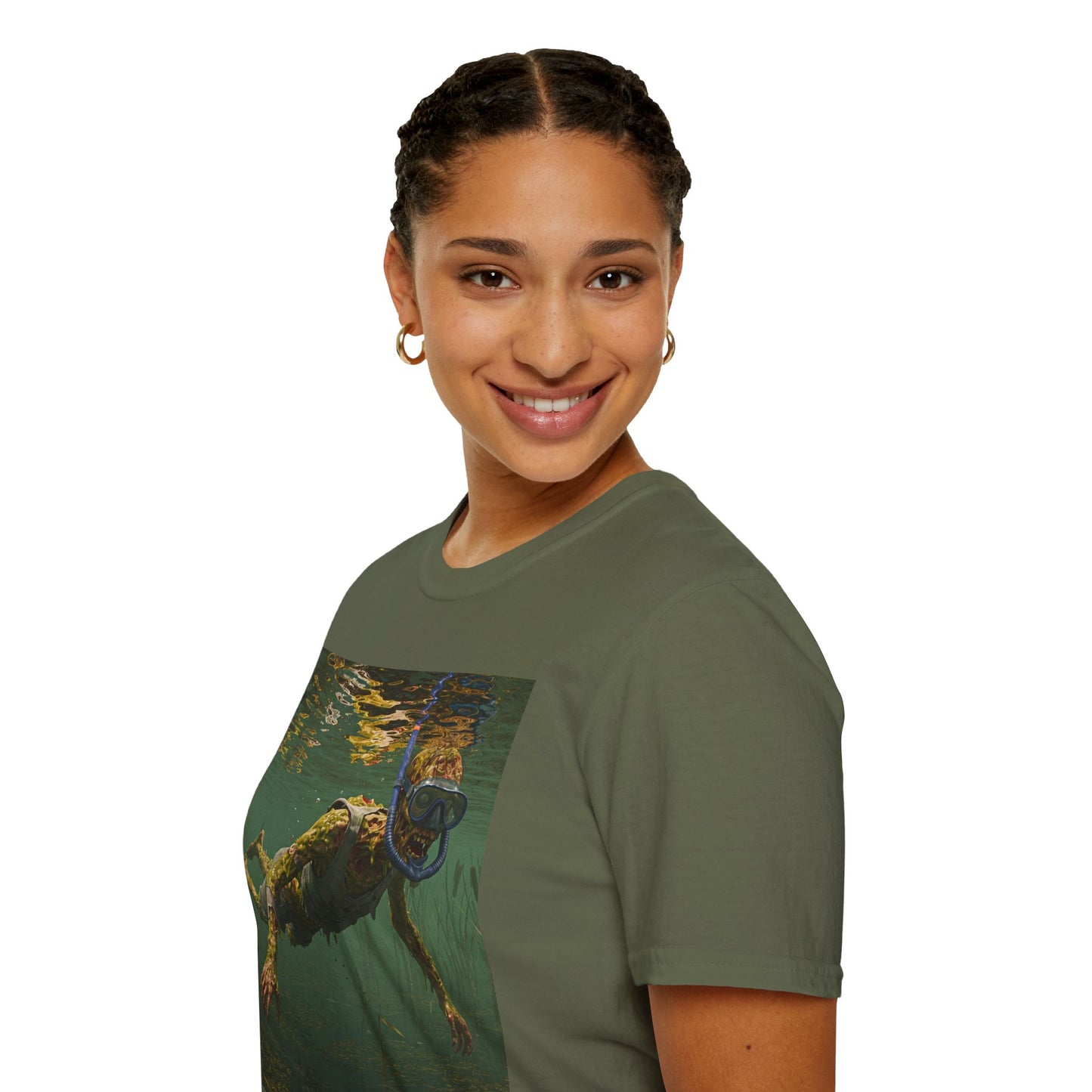 Underwater Explorer Unisex Softstyle T-Shirt - Nature Lover Graphic Tee