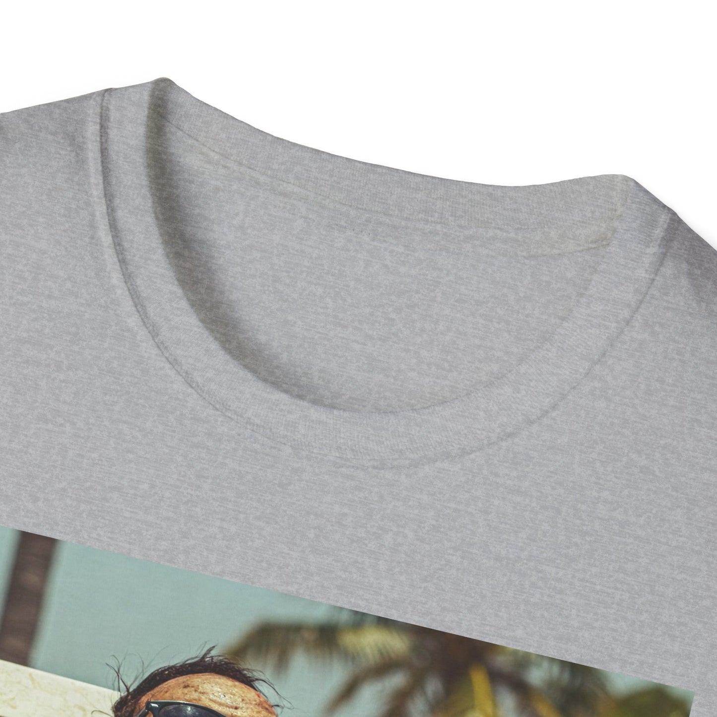 Chill Vibes Skeleton Graphic T-Shirt - Unisex Softstyle