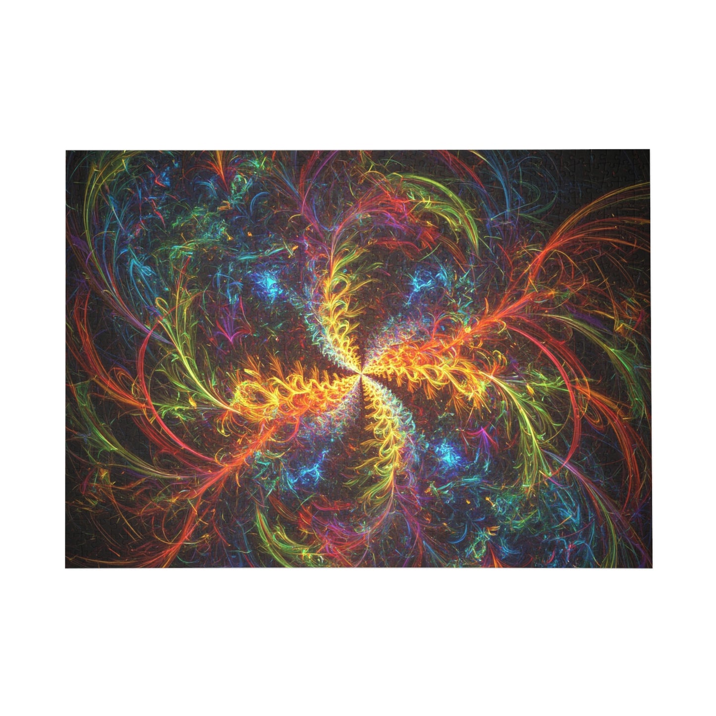 094- Fractal Puzzle (96, 252, 500, 1000-Piece) - Fun Family Activity and Gift