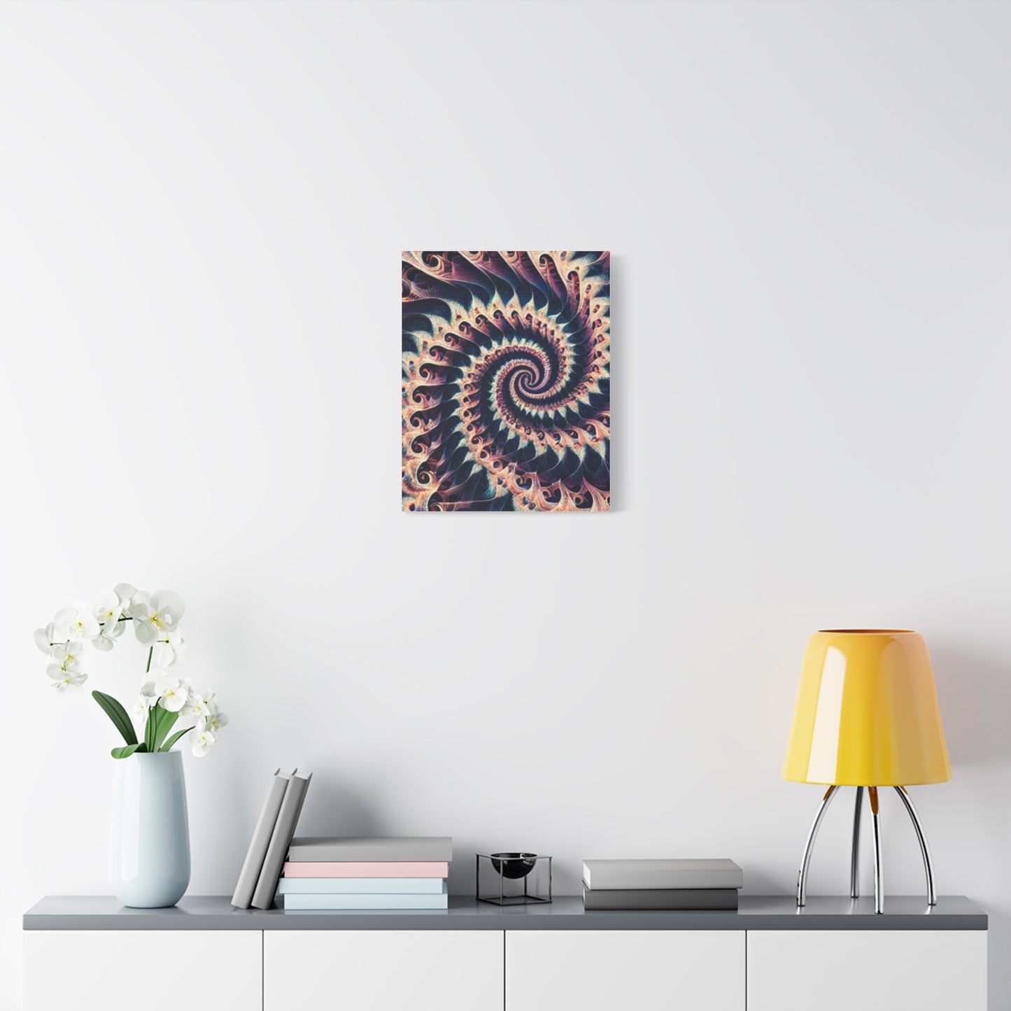 Abstract Spiral Art Canvas Print - Modern Home Decor for Art Lovers