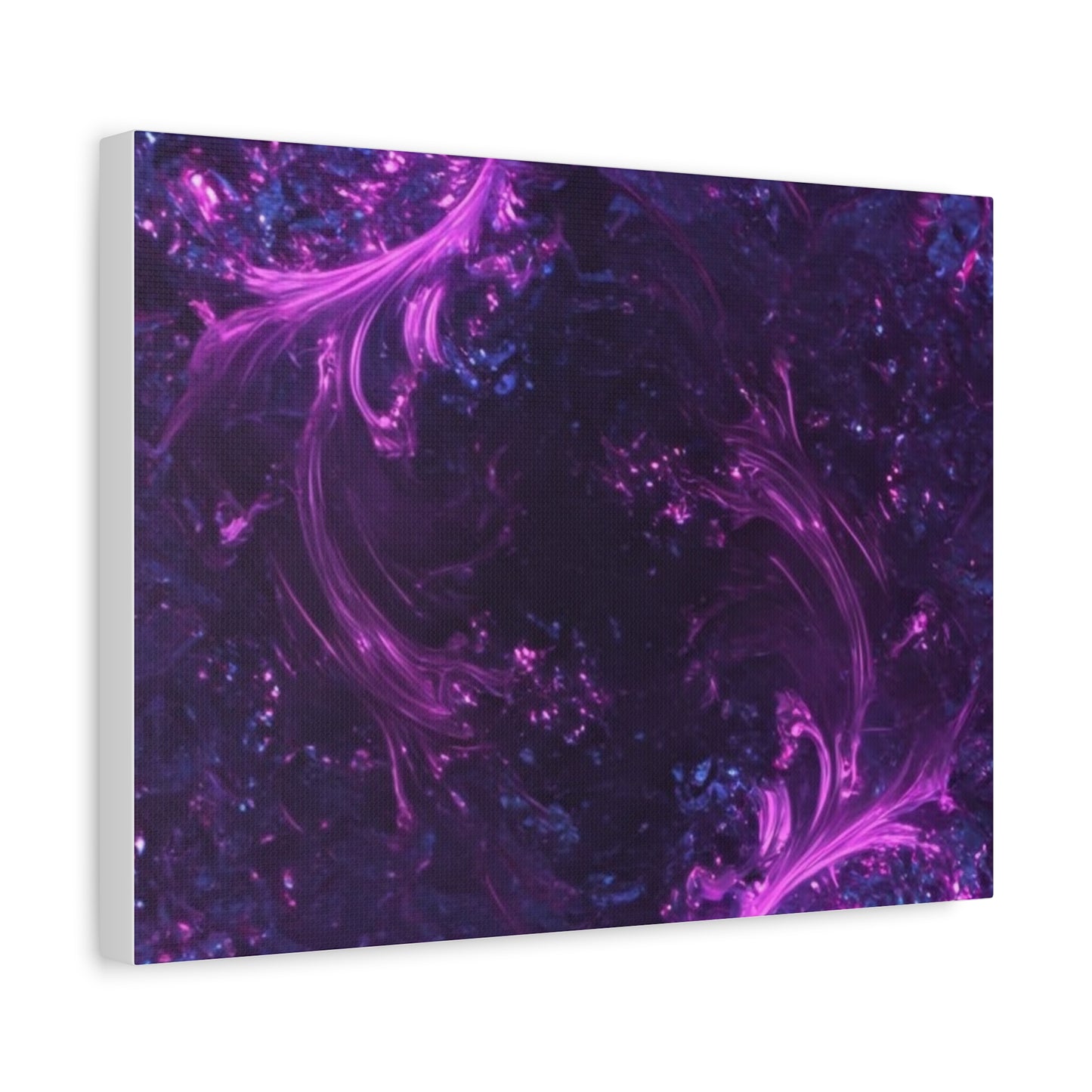 Abstract Purple Fractal Canvas Print - Artistic Wall Décor
