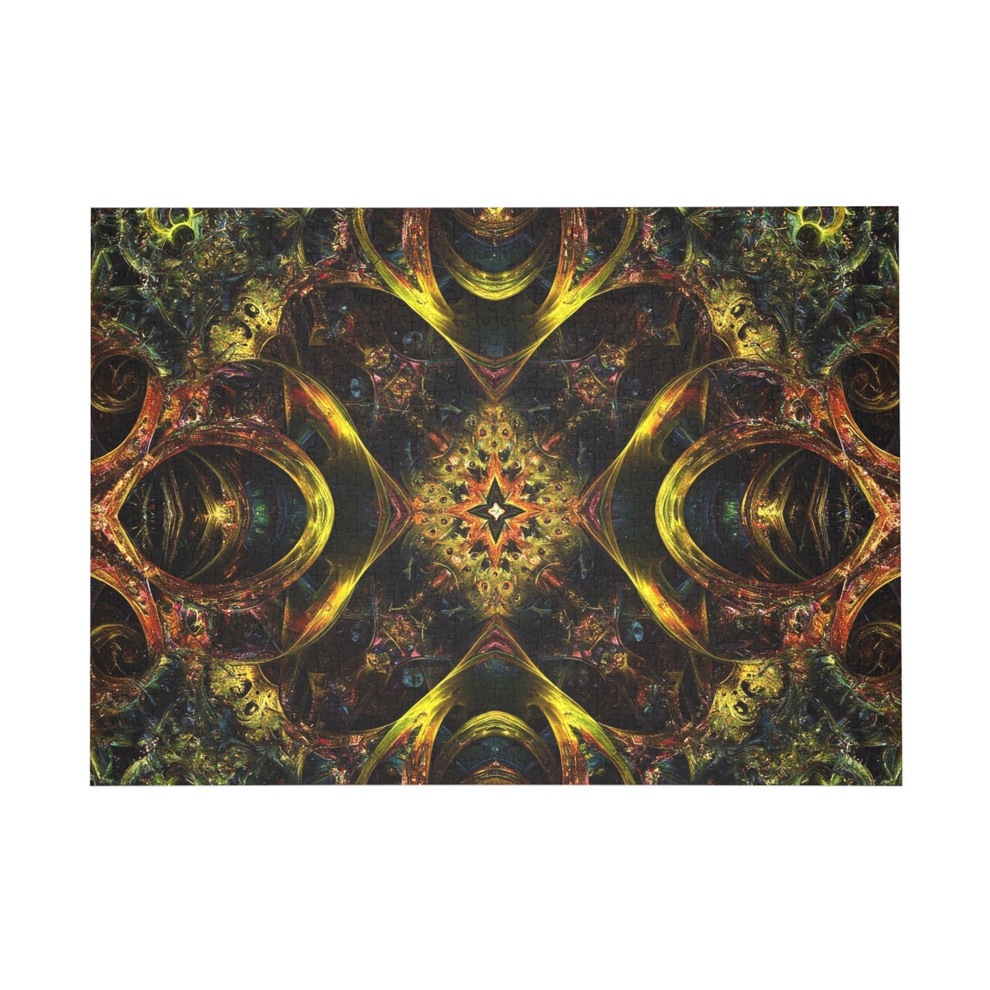 035 - Fractal Puzzle (96, 252, 500, 1000-Piece) - Fun Family Activity and Gift