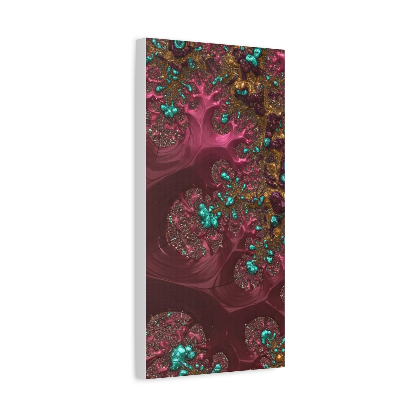 Abstract Art Canvas Print - Vibrant Fractal Design for Home Decor