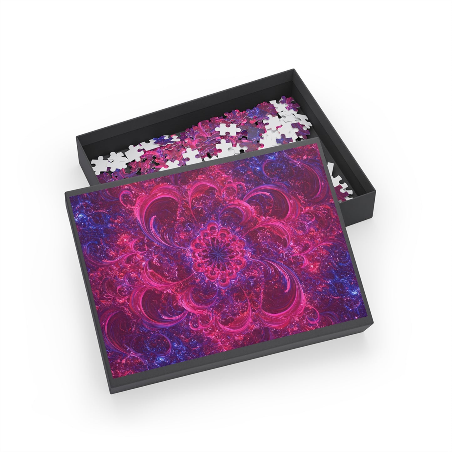 Vibrant Floral Puzzle (500-Piece) - Perfect for Family Game Night & Gifts