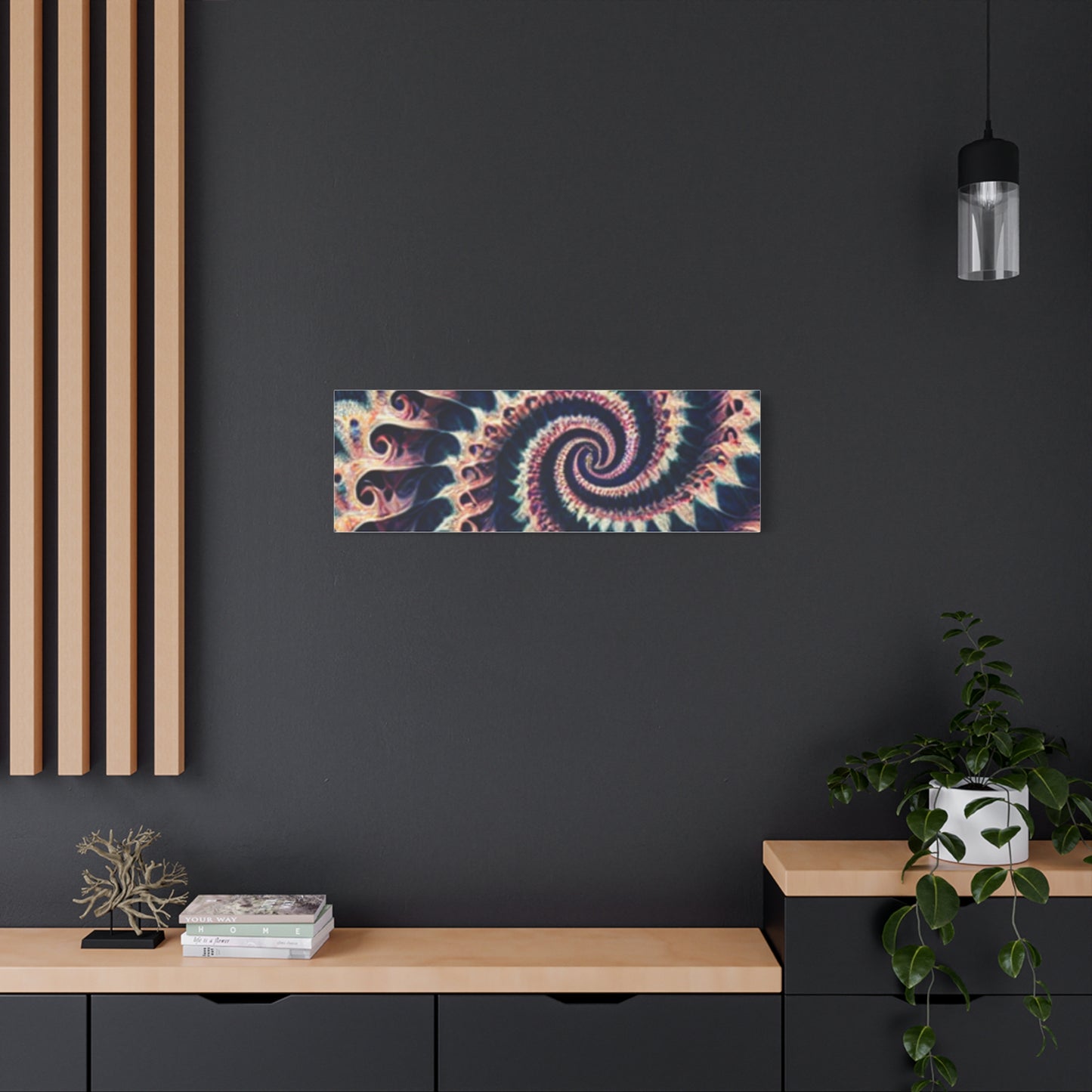 Abstract Spiral Art Canvas Print - Modern Home Decor for Art Lovers