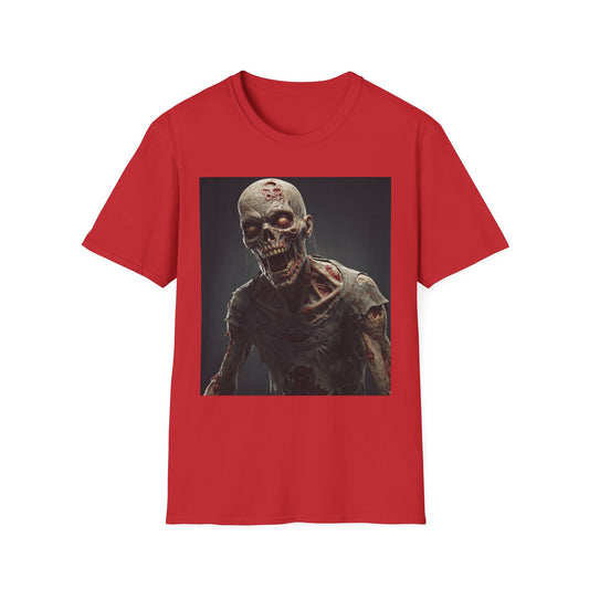 Zombie Graphic Unisex Softstyle T-Shirt | Perfect for Halloween and Horror Fans