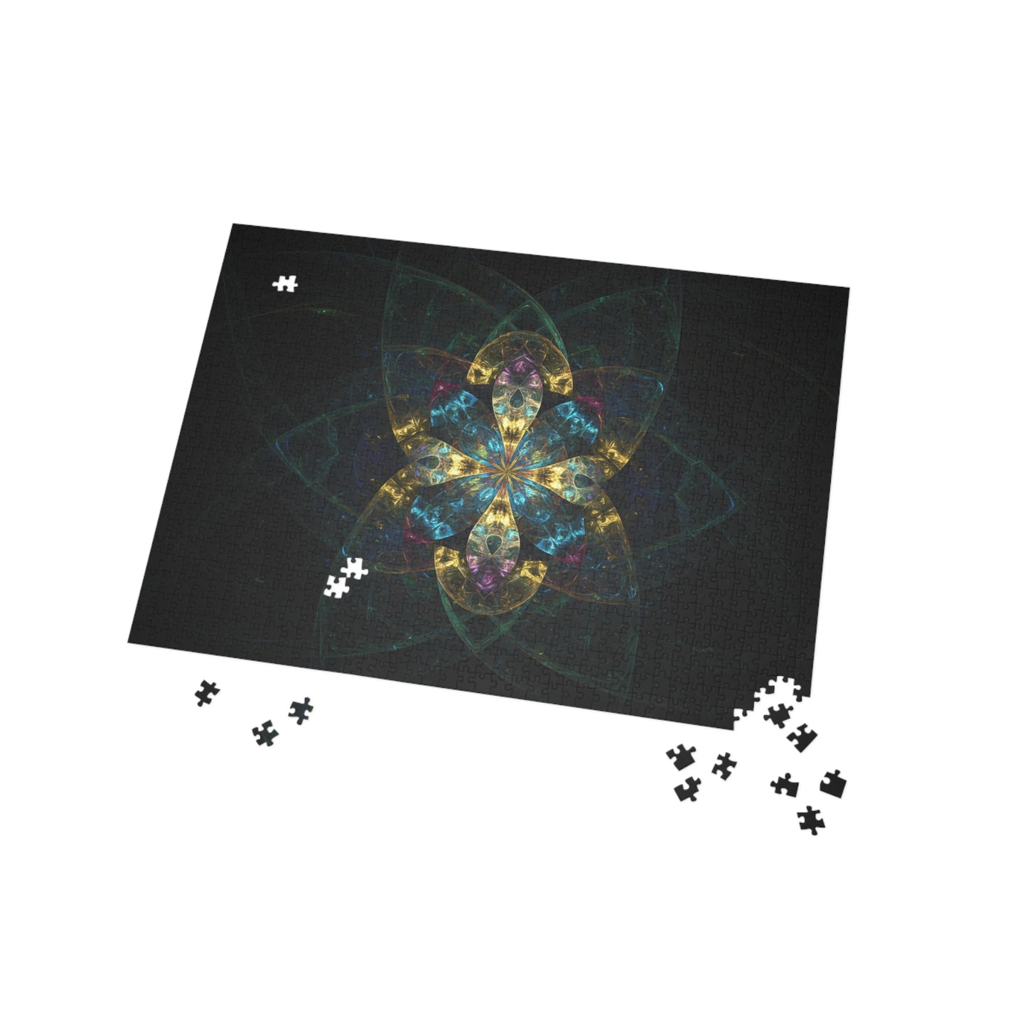 Colorful Floral Mandala Puzzle | 96-1000 Piece Options | Perfect Gift for Puzzle Lovers
