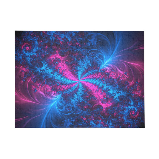 Vibrant Fractal Art Puzzle - 96, 252, 500, 1000-Piece Jigsaw