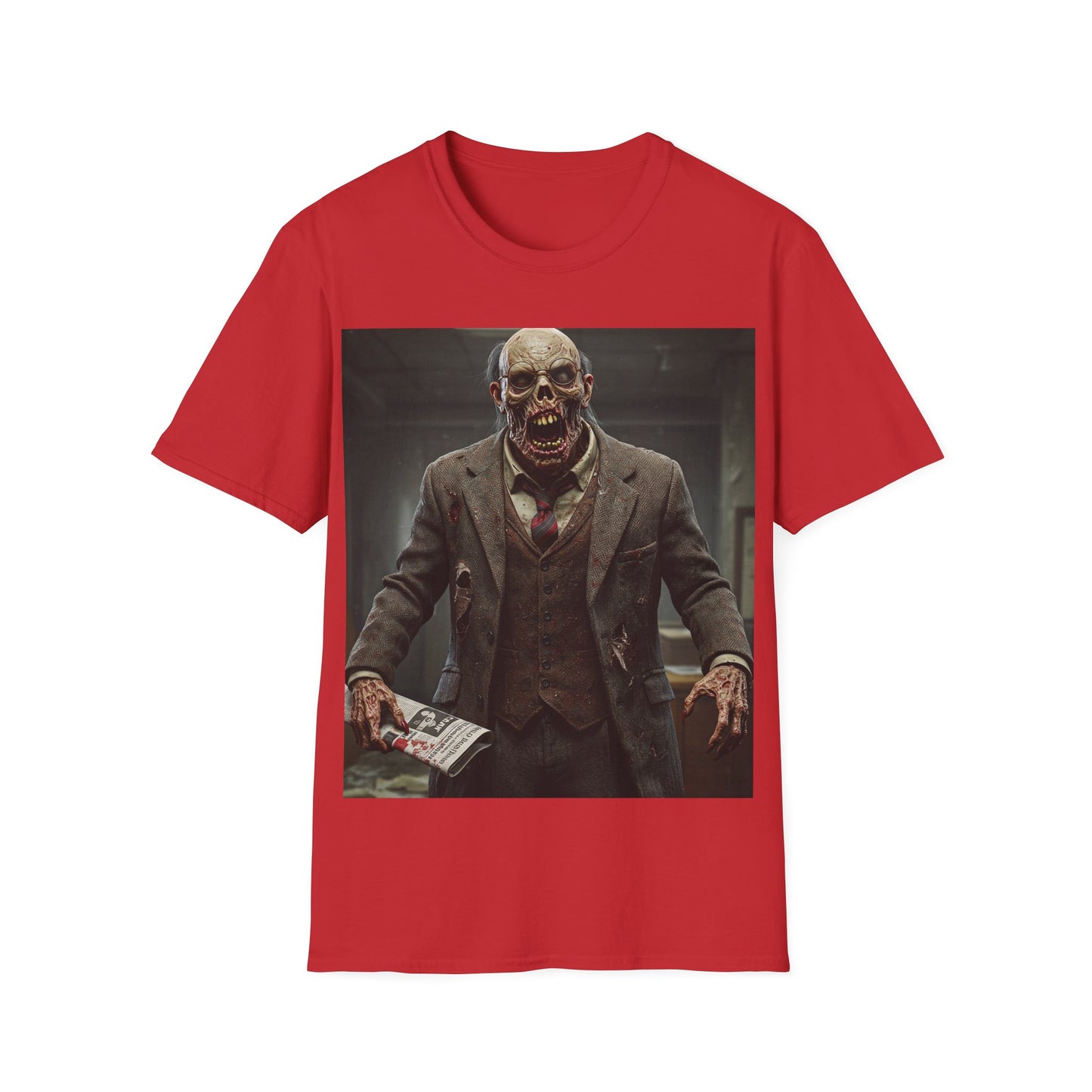 UK - Zombie Horror Unisex T-Shirt - Perfect for Halloween and Horror Fans