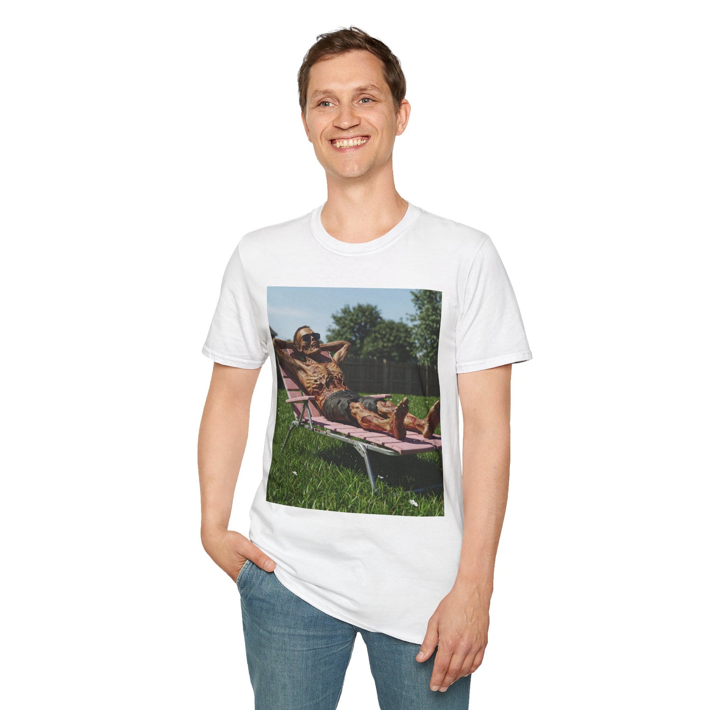 Chill Vibes Unisex Softstyle T-Shirt - Relaxed Summer Graphic Tee