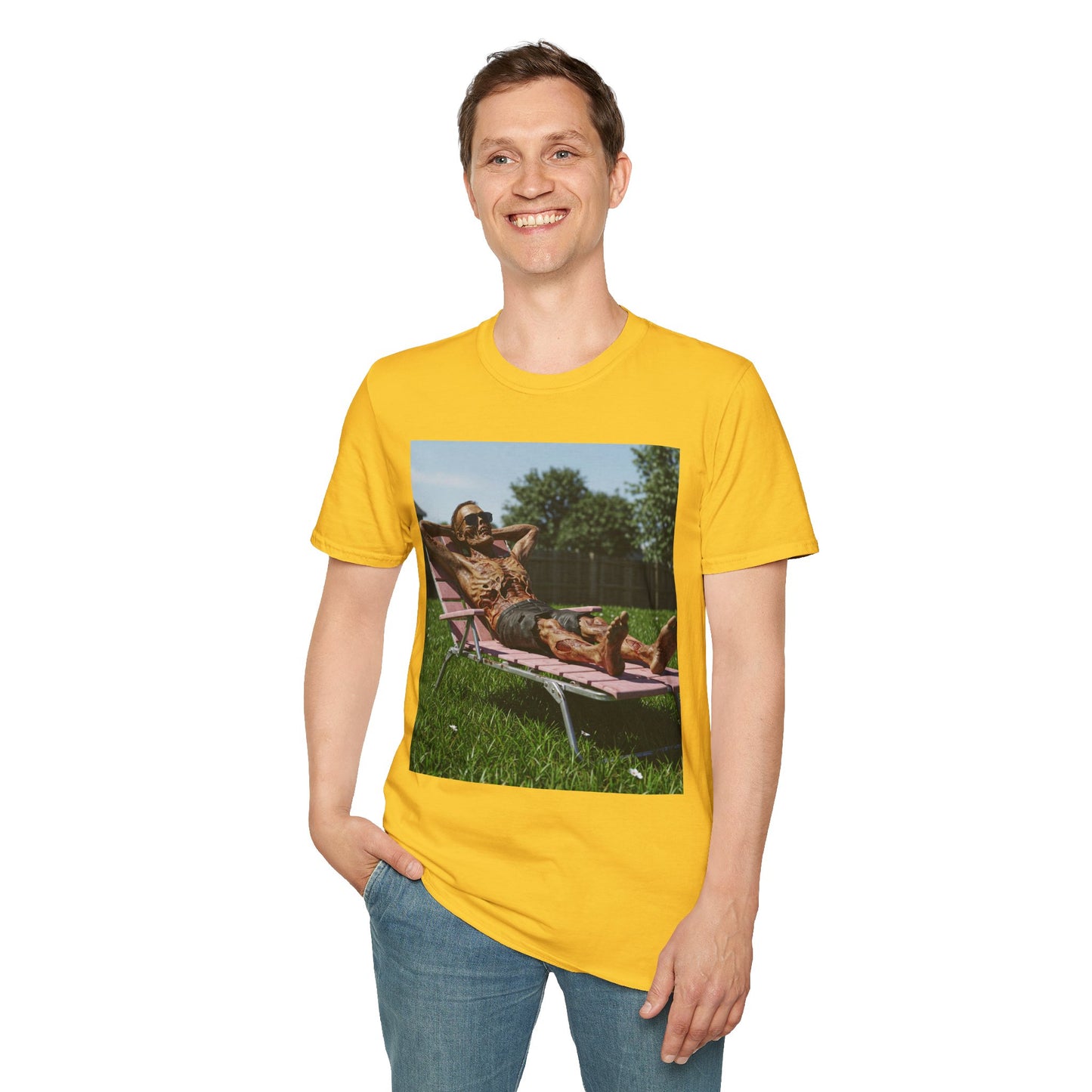 Chill Vibes Unisex Softstyle T-Shirt - Relaxed Summer Graphic Tee