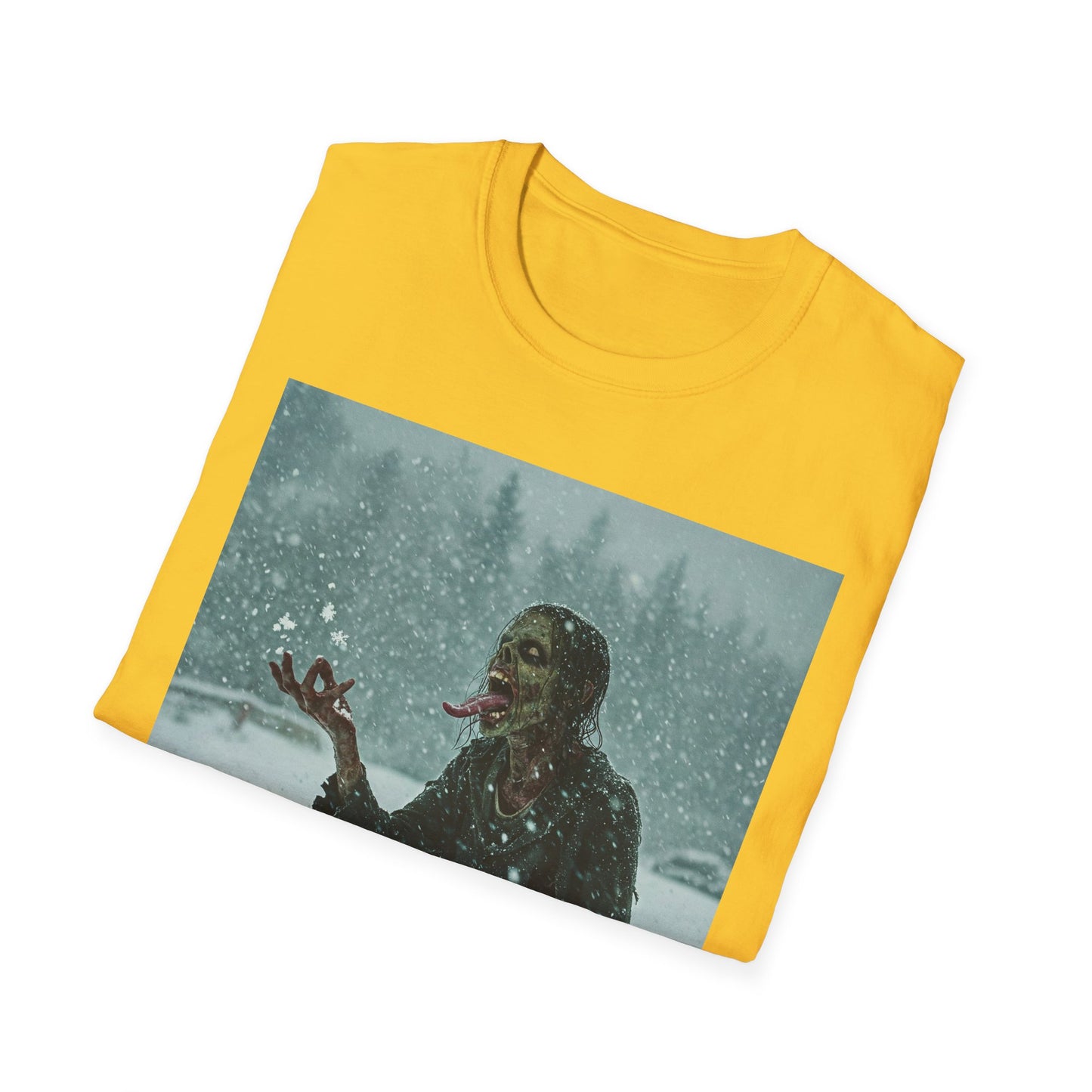 Chilling Horror Graphic Tee - Unisex Softstyle T-Shirt with Spooky Design