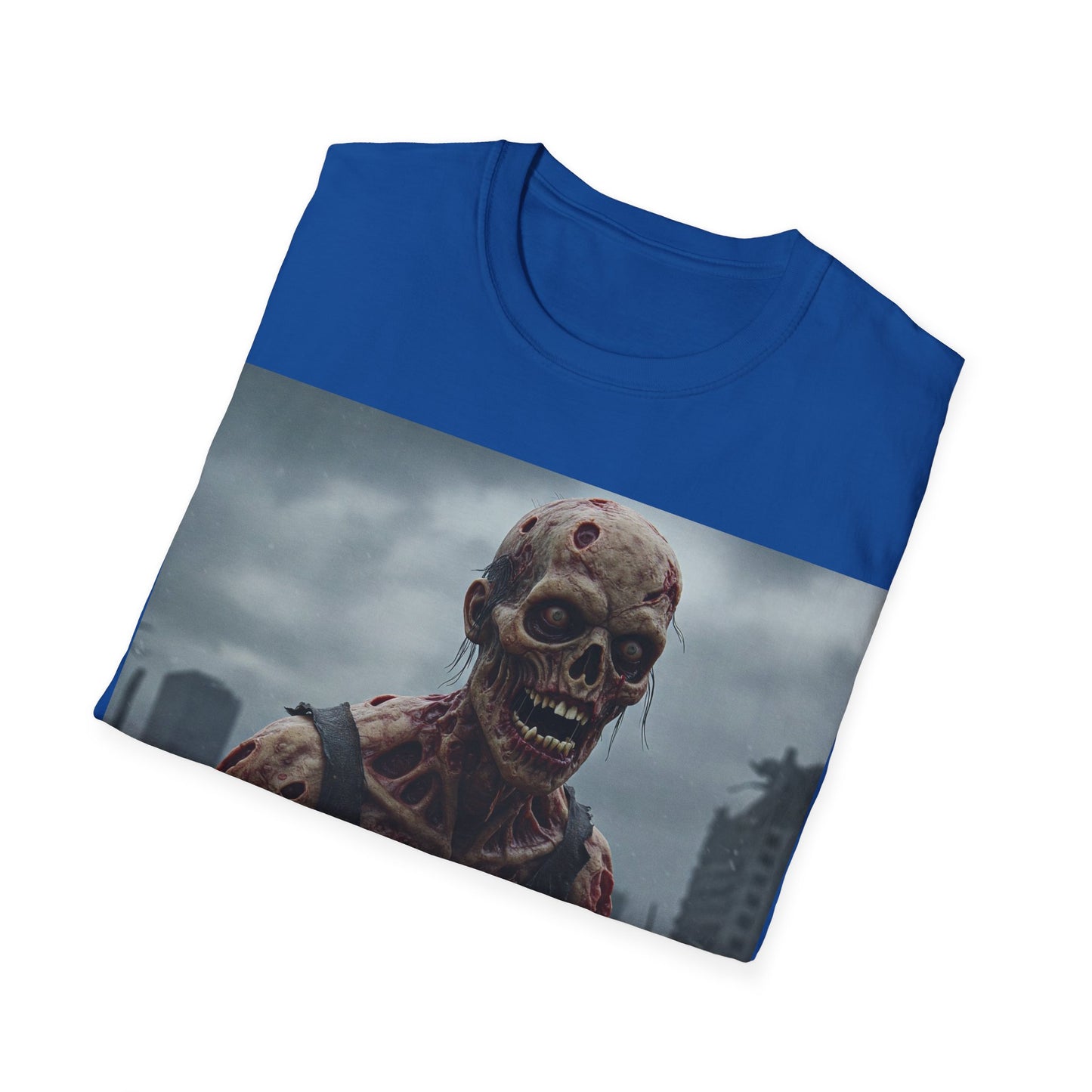 UK - Zombie Apocalypse Apocalyptic Portrait Tee: A Vision of Decay
